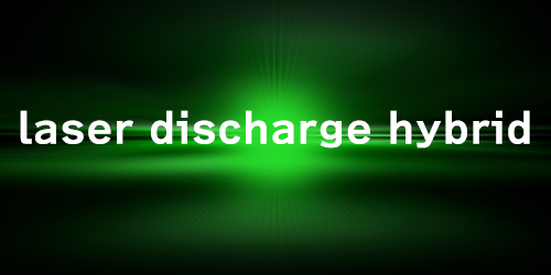 laser discharge hybrid